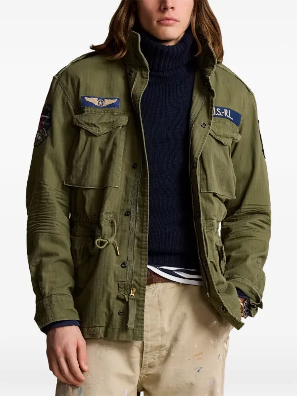 Polo Ralph Lauren patch-embellished Field Jacket | Green | FARFETCH