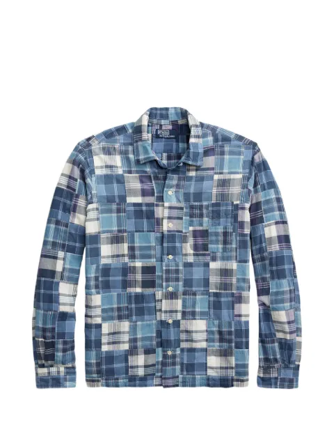 Polo Ralph Lauren patchwork check-pattern shirt