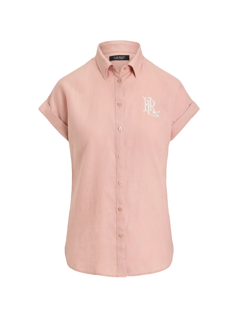 Lauren Ralph Lauren logo-embroidered shirt - Rosa