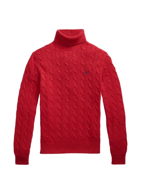 Polo Ralph Lauren cable-knit roll-neck sweater