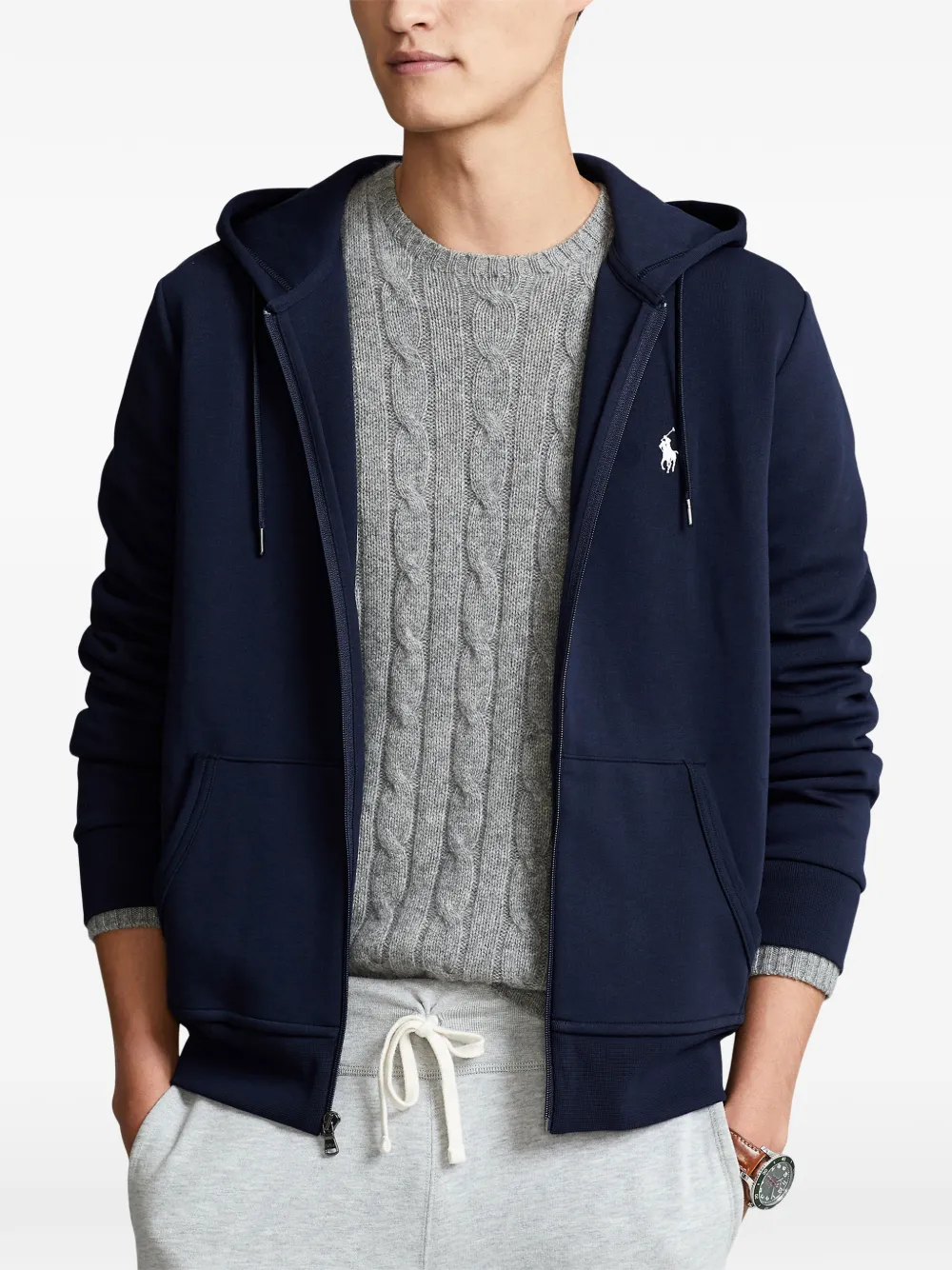 Polo Ralph Lauren Hoodie met rits Blauw