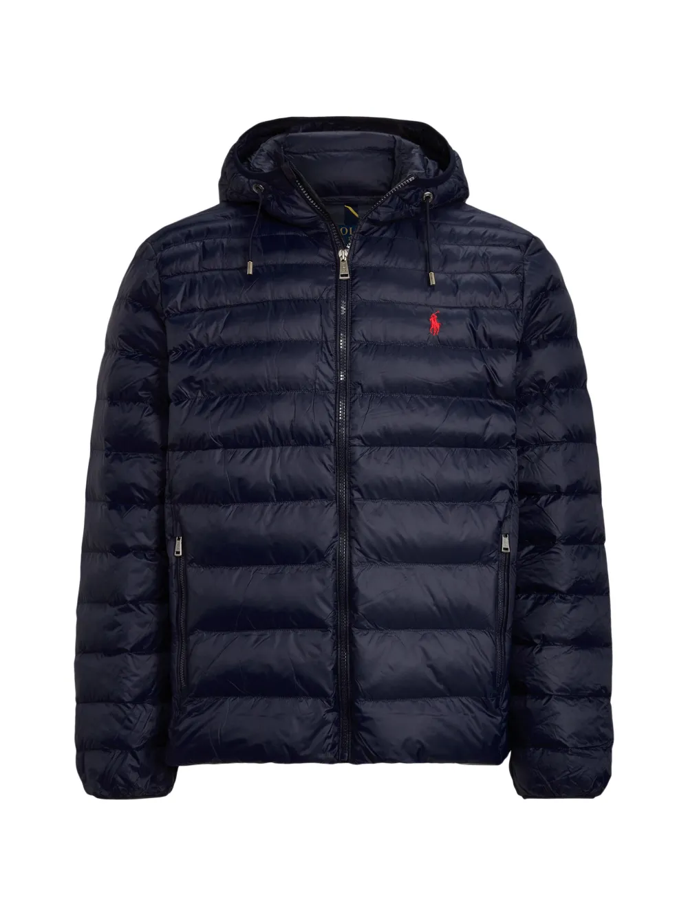 Polo Ralph Lauren logo hooded jacket - Blu