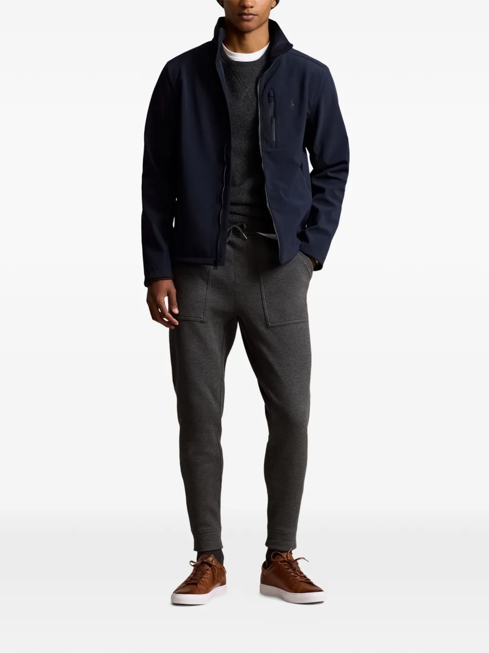 Polo Ralph Lauren Gebreide trainingsbroek Grijs