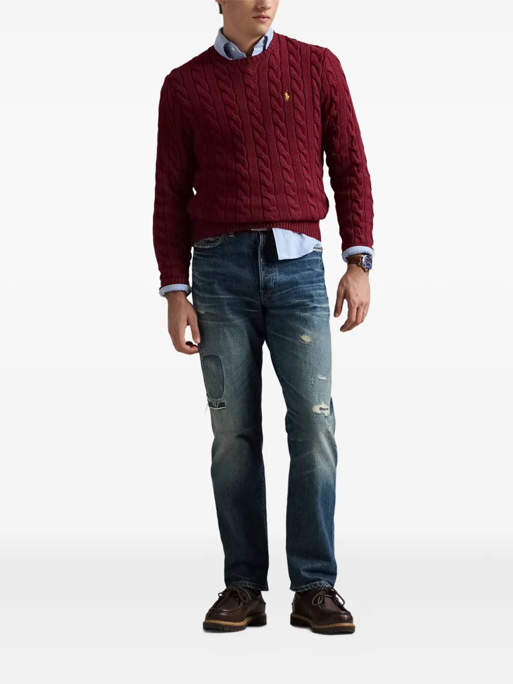 Polo Ralph Lauren Trui met ronde hals Rood
