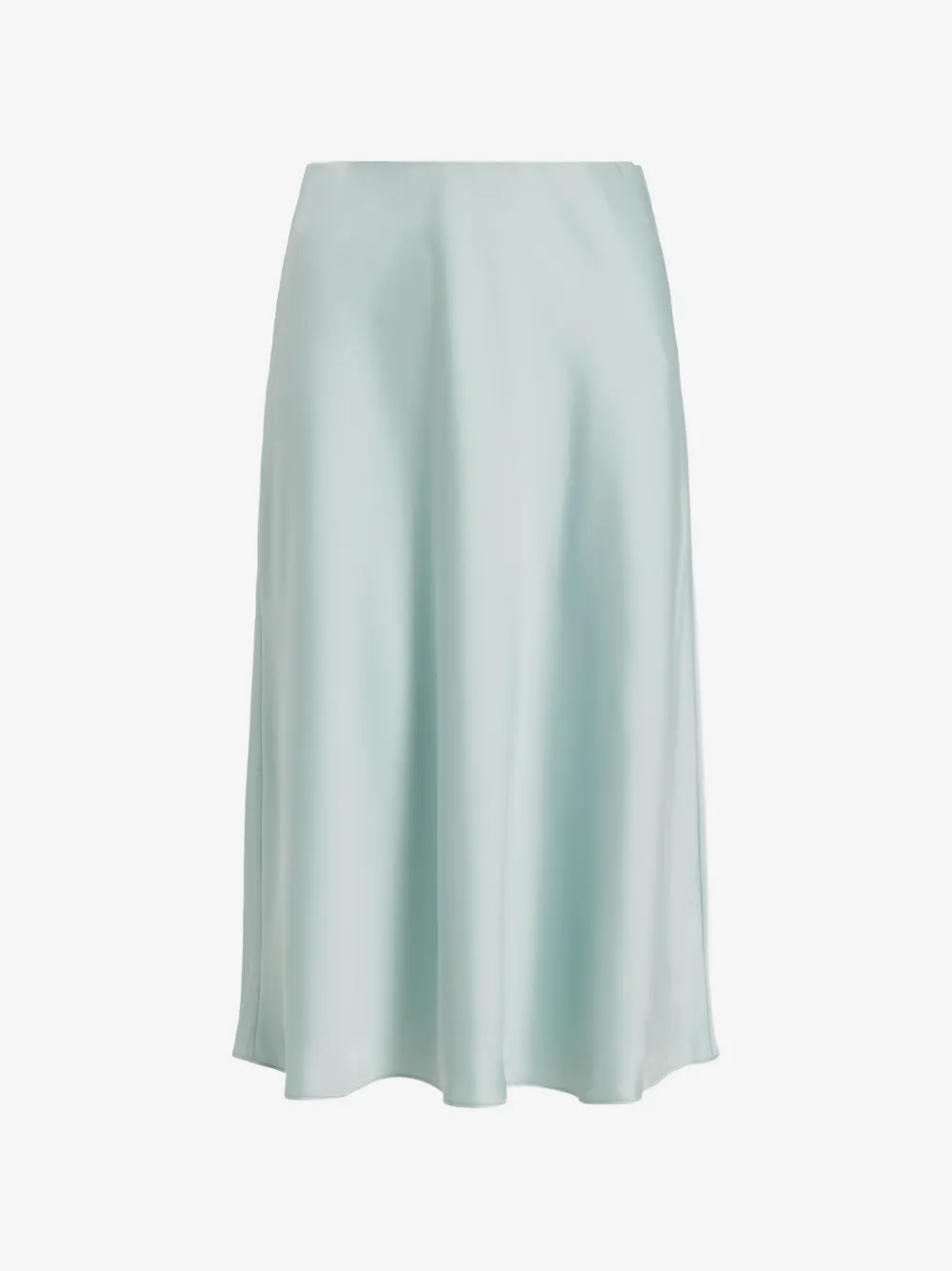 satin-finish slip skirt