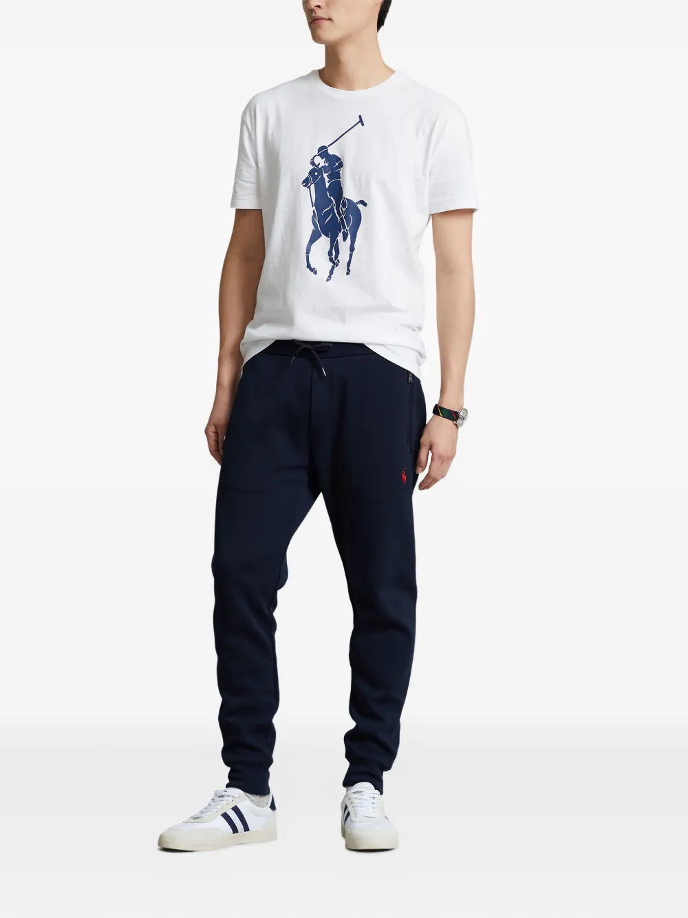 Polo Ralph Lauren Trainingsbroek met geborduurd logo Blauw
