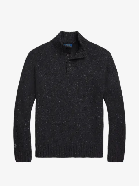Polo Ralph Lauren pull à col montant boutonné