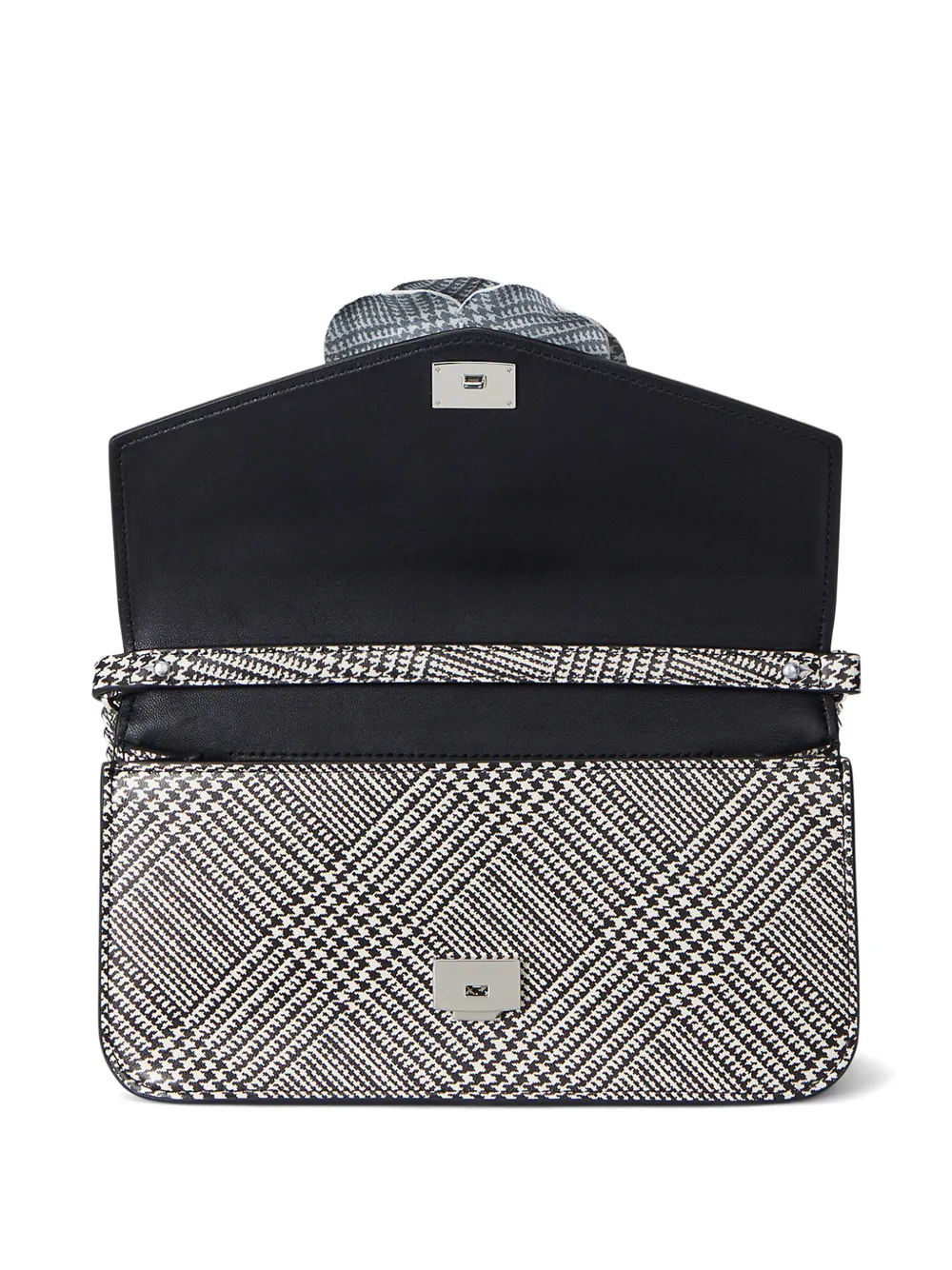 Lauren Ralph Lauren Leren crossbodytas Zwart