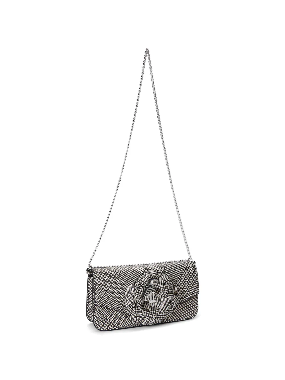 Lauren Ralph Lauren Leren crossbodytas Zwart