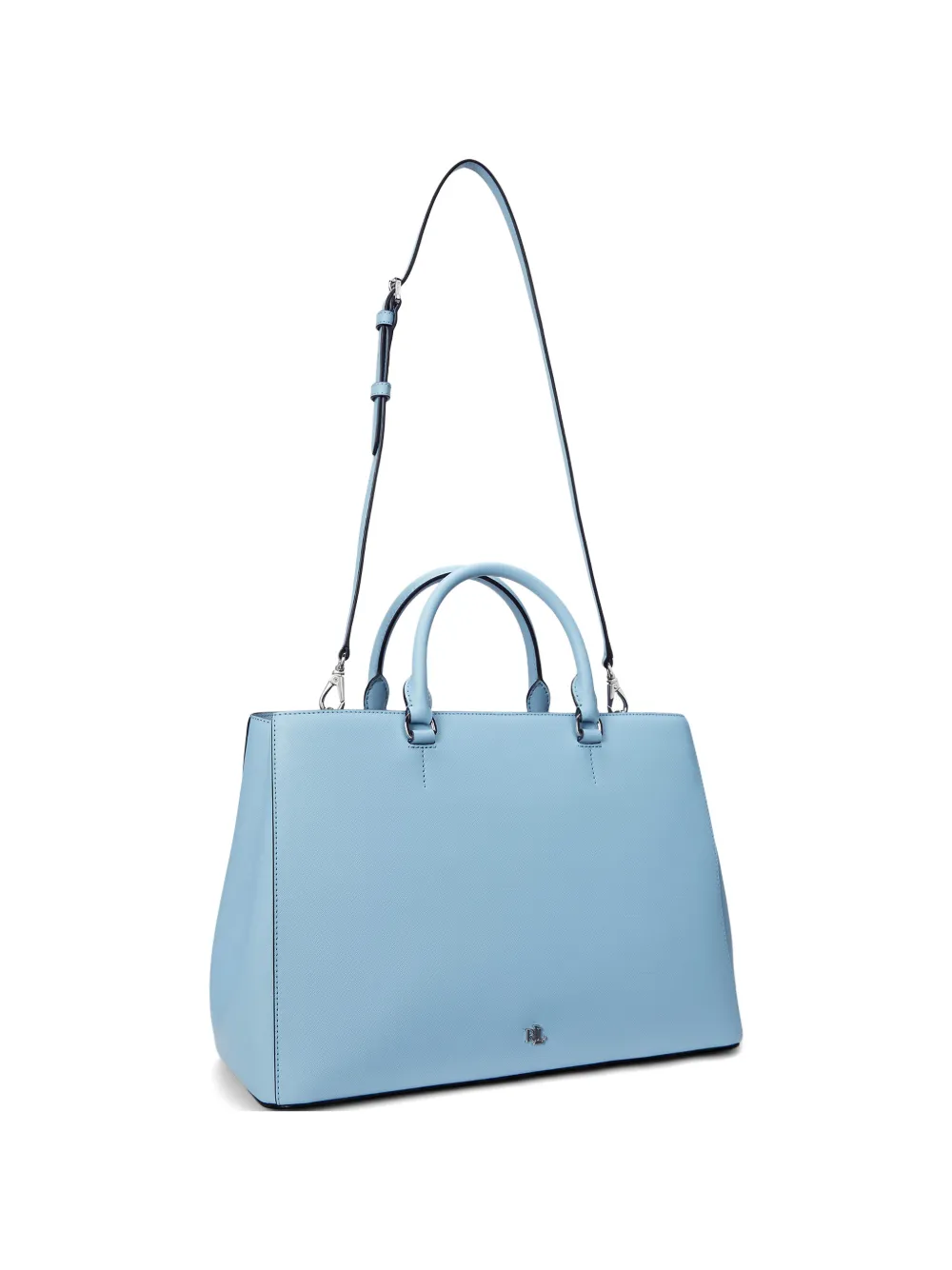 Lauren Ralph Lauren logo-plaque tote bag - Blu