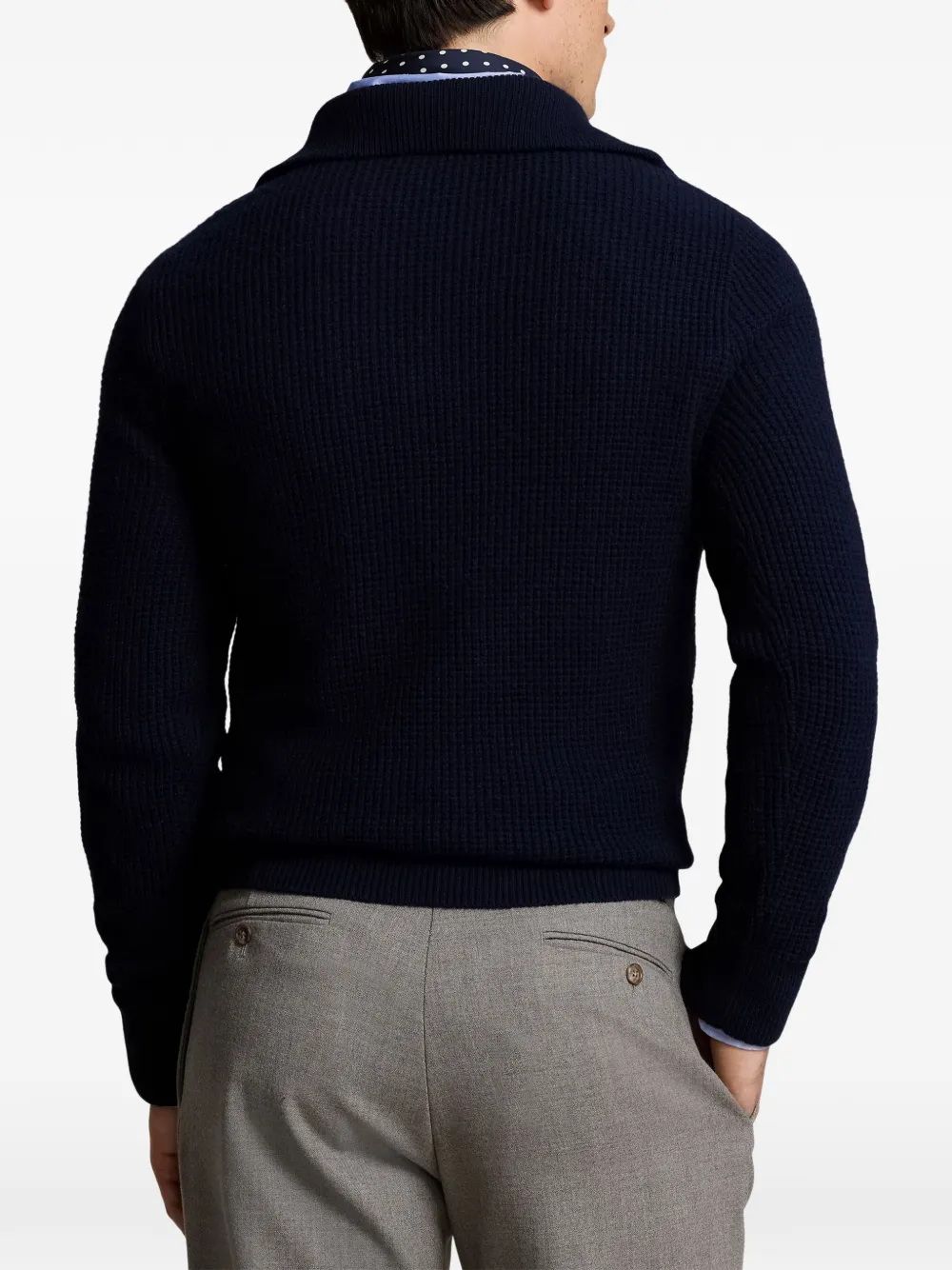 Polo Ralph Lauren Gebreide trui met rits Blauw