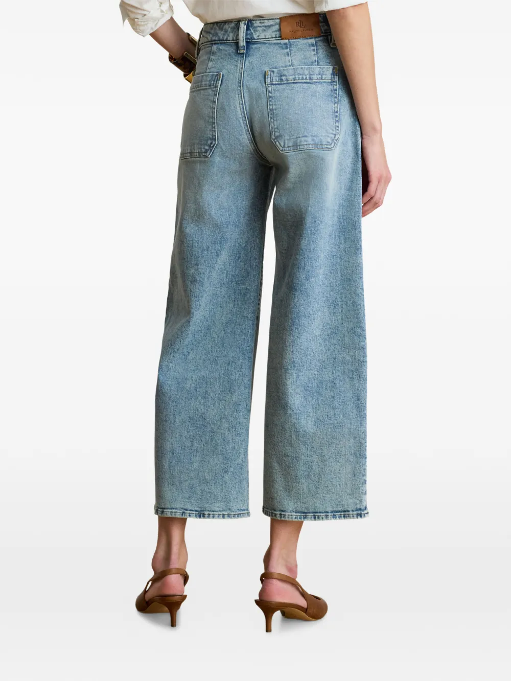 Lauren Ralph Lauren Jeans met wassing Blauw