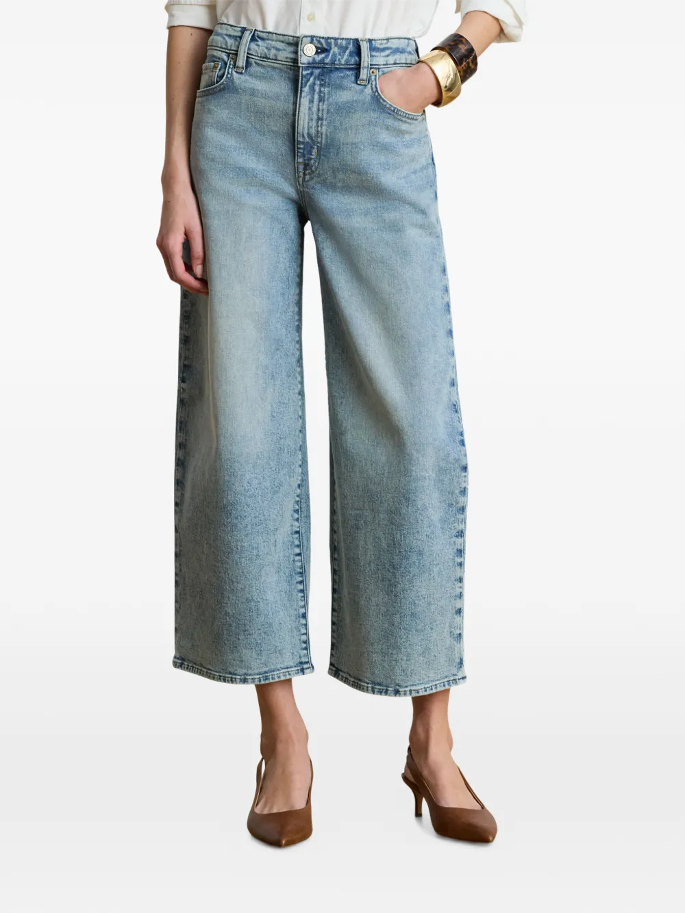 Lauren Ralph Lauren Jeans met wassing Blauw