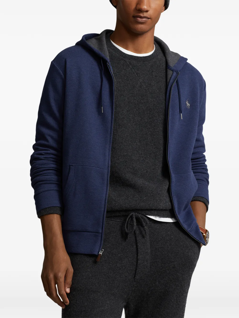 Polo Ralph Lauren Hoodie met rits Blauw
