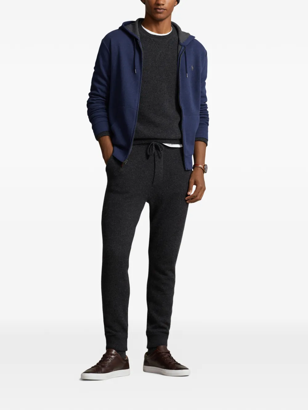 Polo Ralph Lauren Hoodie met rits Blauw