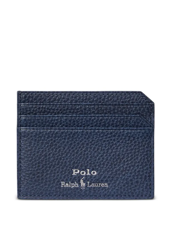 Polo Ralph Lauren logo-detail Card Case | Blue | FARFETCH