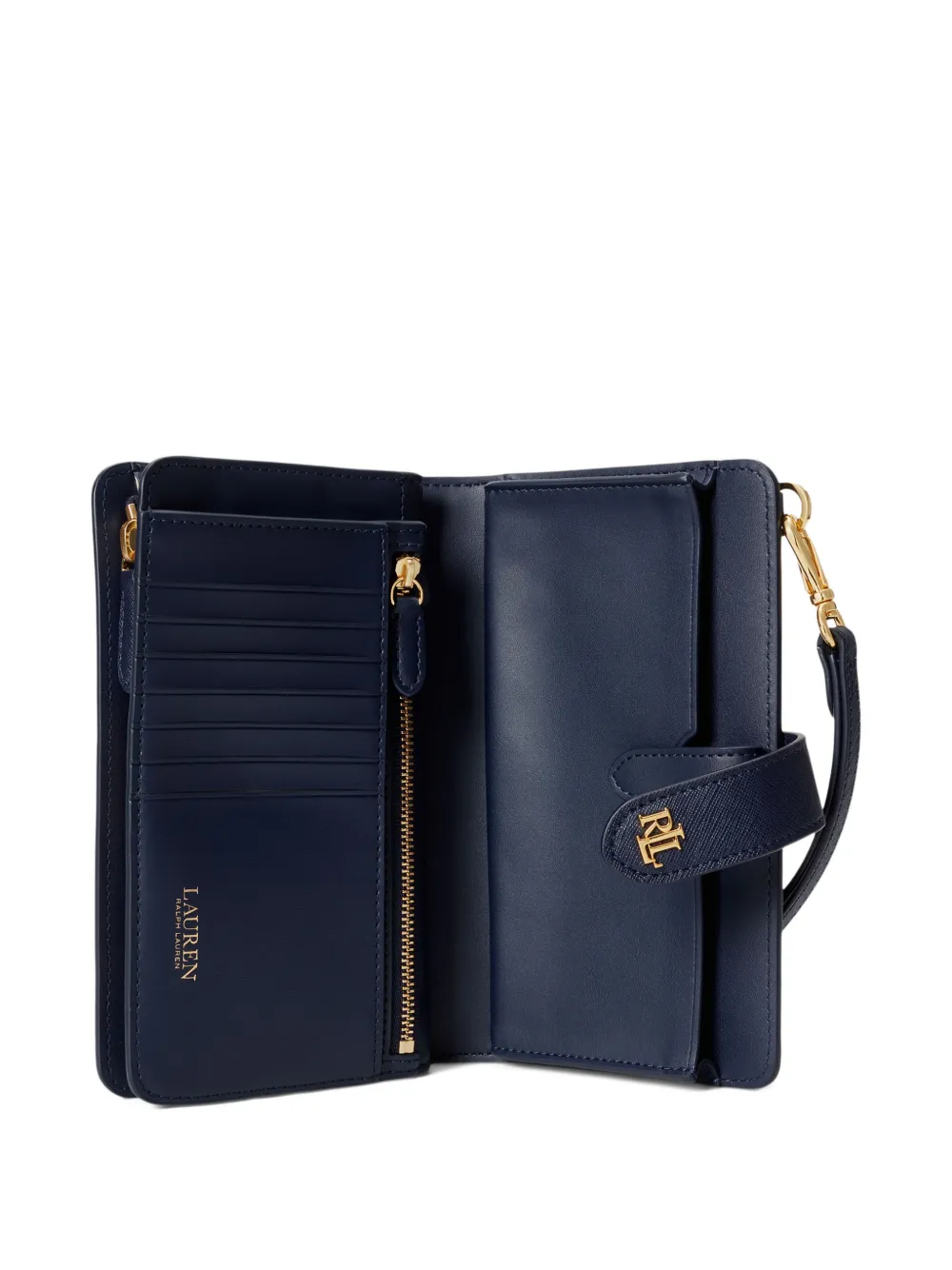 Lauren Ralph Lauren Portemonnee met logo Blauw
