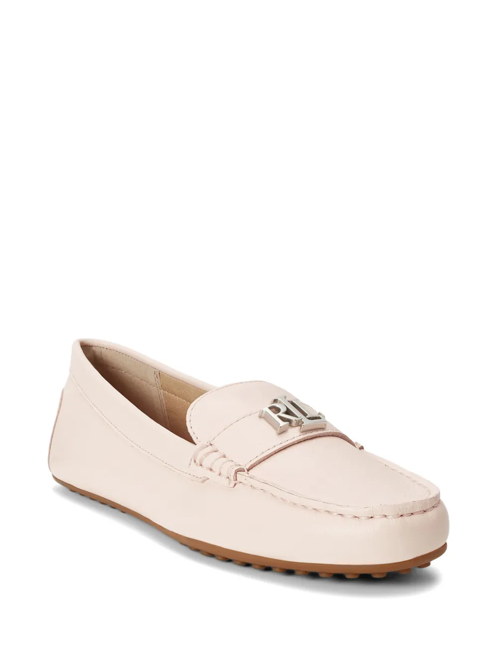 Lauren Ralph Lauren Barnsbury leren loafers Roze