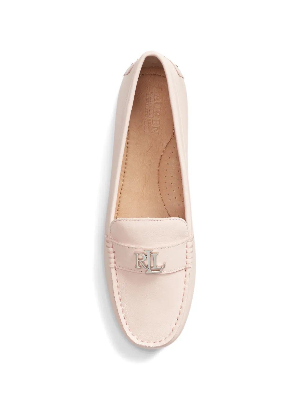Lauren Ralph Lauren Barnsbury leren loafers Roze