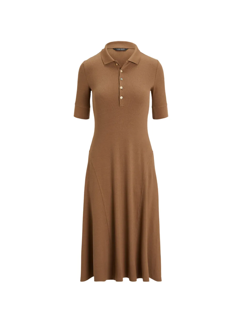 Lauren Ralph Lauren short-sleeve polo dress - Marrone