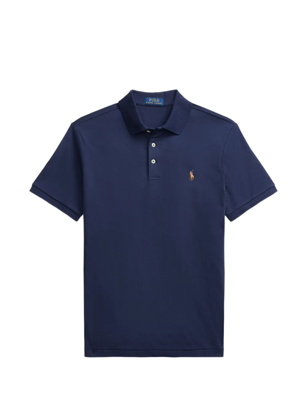 Polo Ralph Lauren logo-embroidered polo shirt - Blu