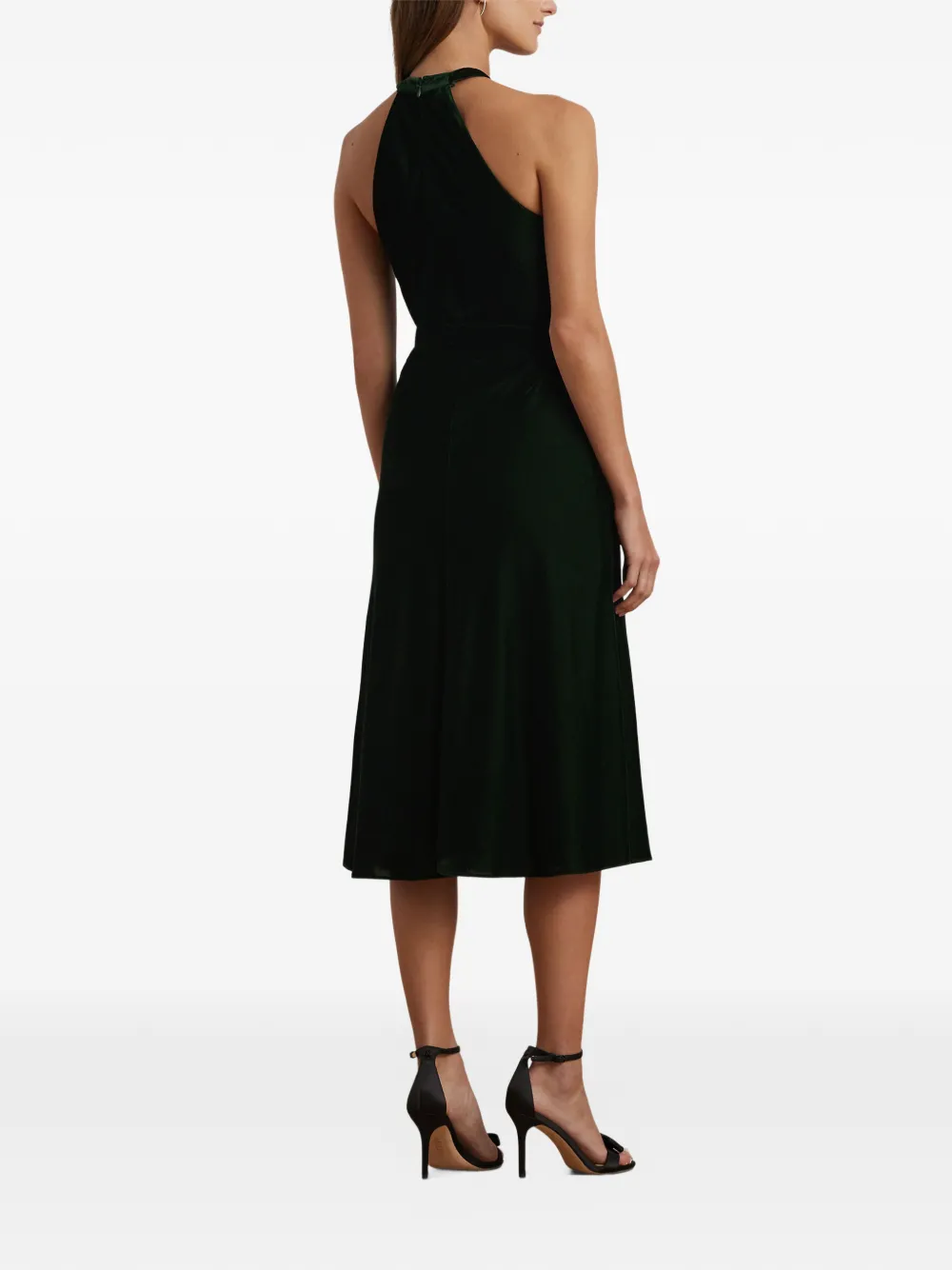 Lauren Ralph Lauren Midi-jurk met ceintuur Groen