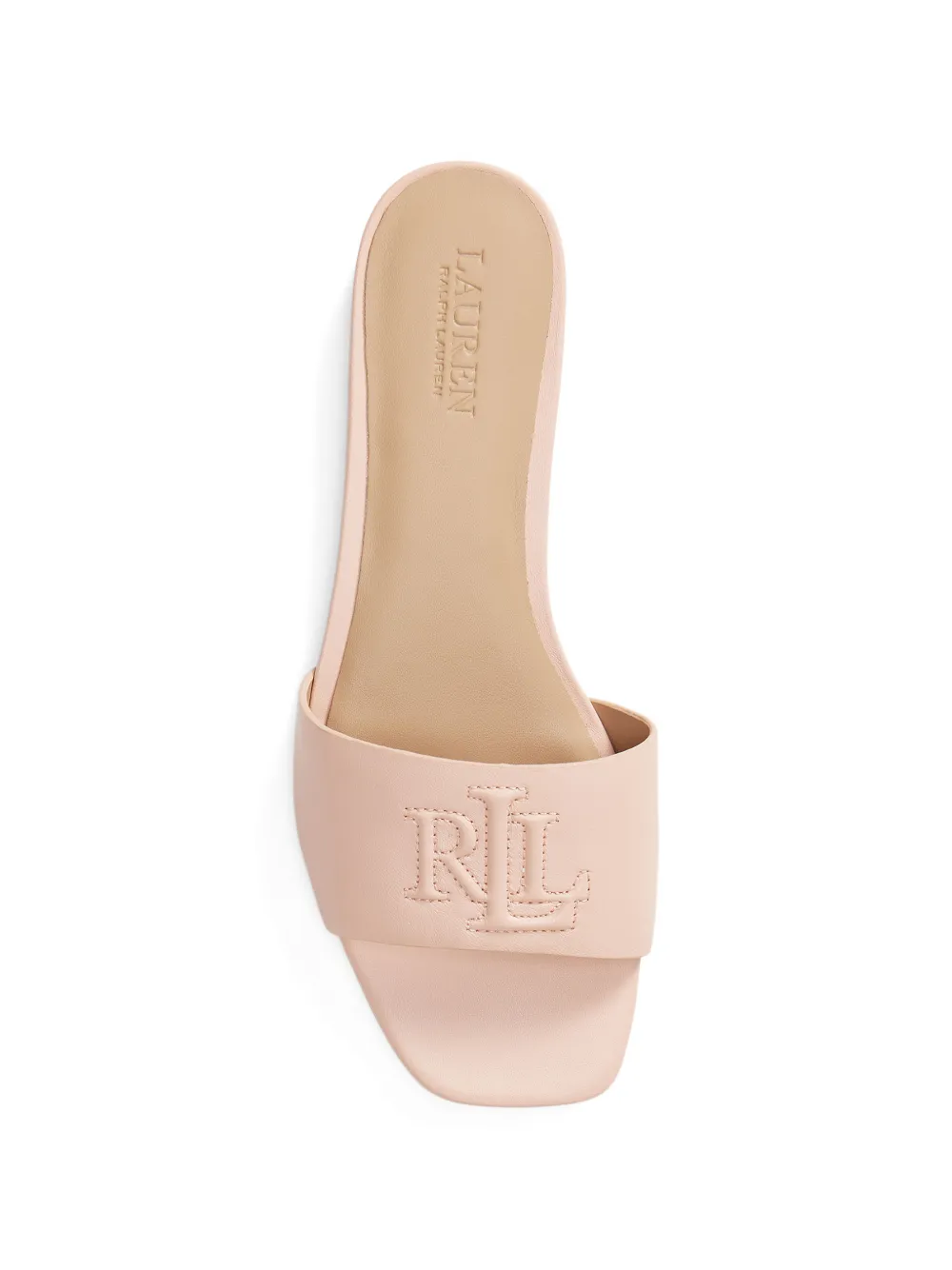 Lauren Ralph Lauren Everley leren sandalen Roze