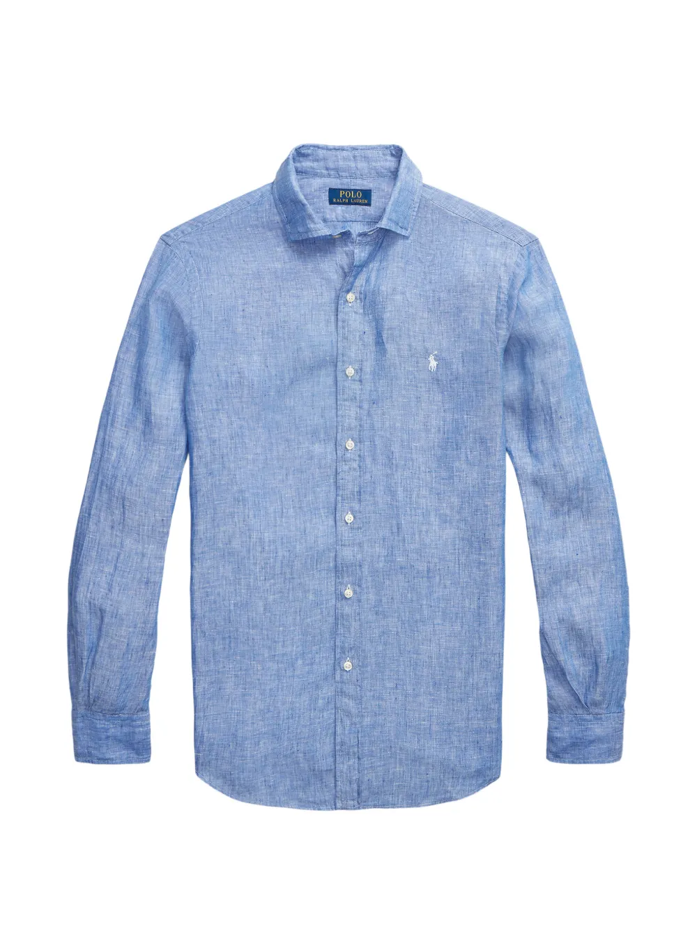 Polo Ralph Lauren logo-embroidered button-down shirt - Blu