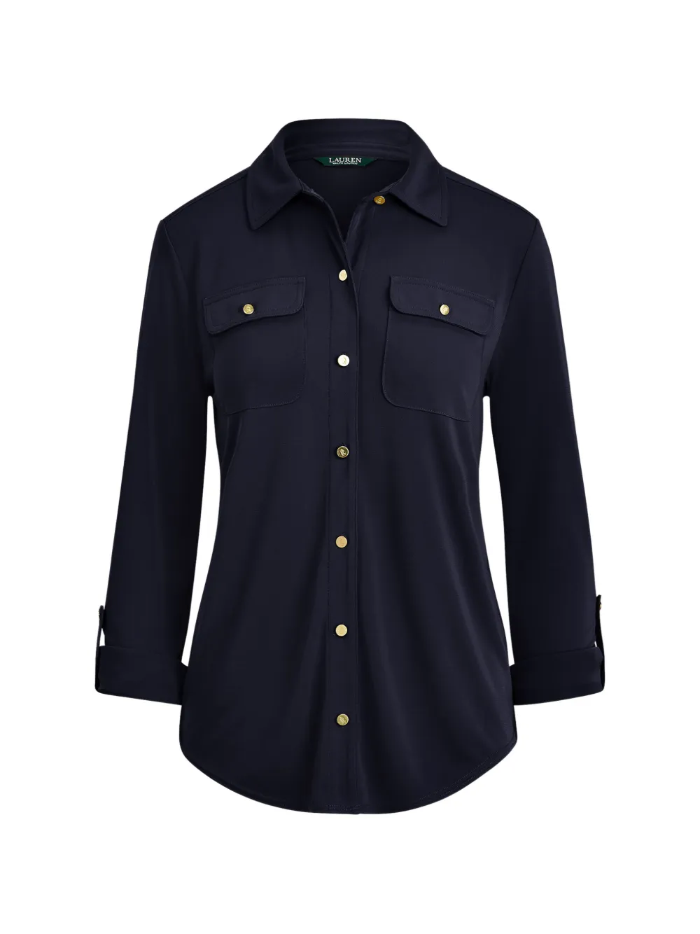 Lauren Ralph Lauren buttoned pocket shirt - Blu