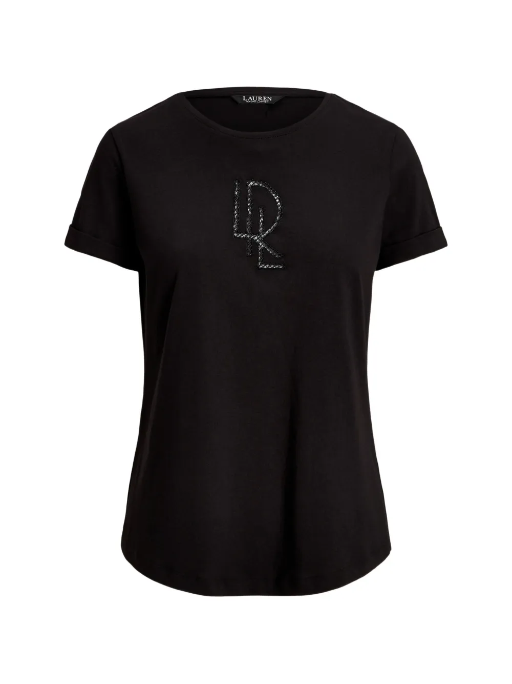 Lauren Ralph Lauren logo-embellished T-shirt - Nero
