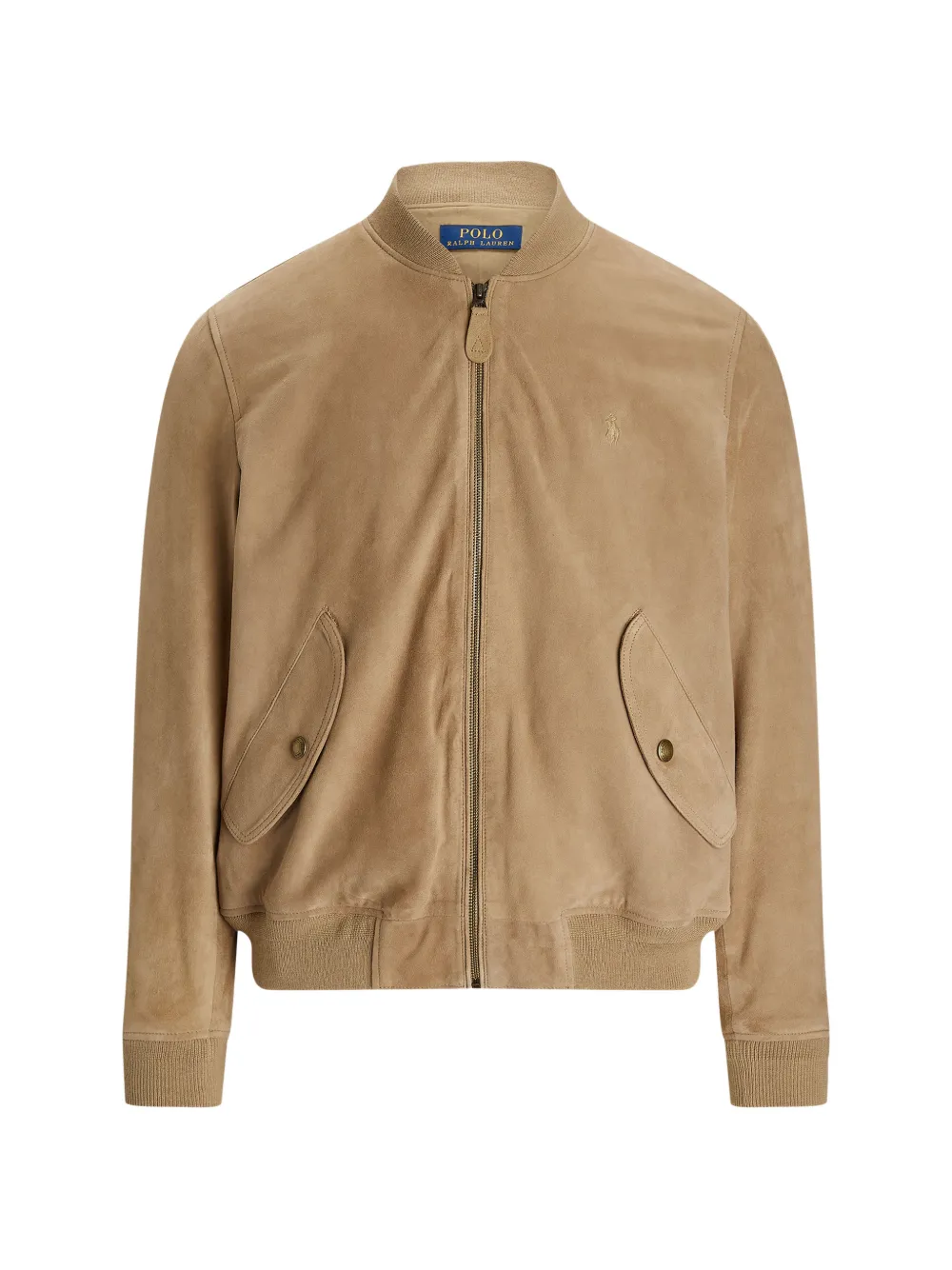 Polo Ralph Lauren Bomberjacke aus Wildleder - Nude