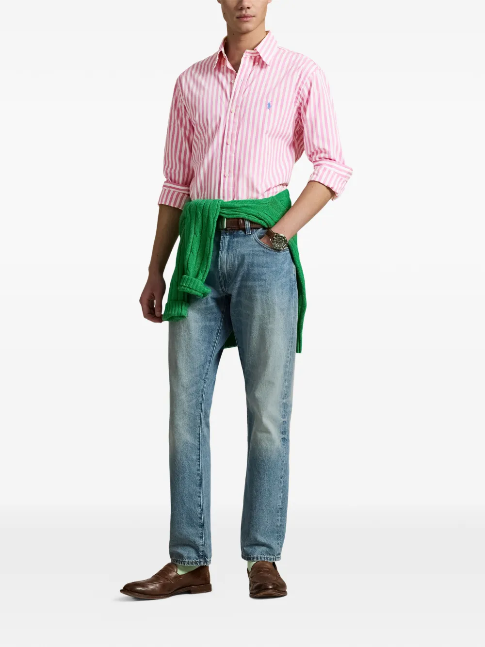 Polo Ralph Lauren Gestreept overhemd Roze