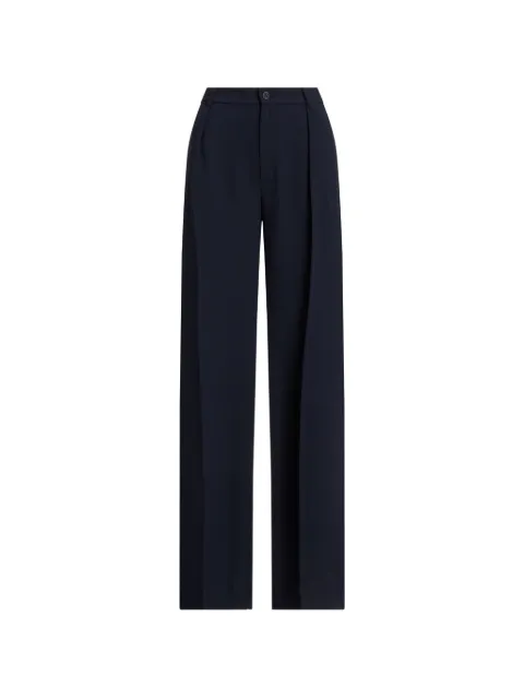 Lauren Ralph Lauren Georgette pleated wide-leg trousers