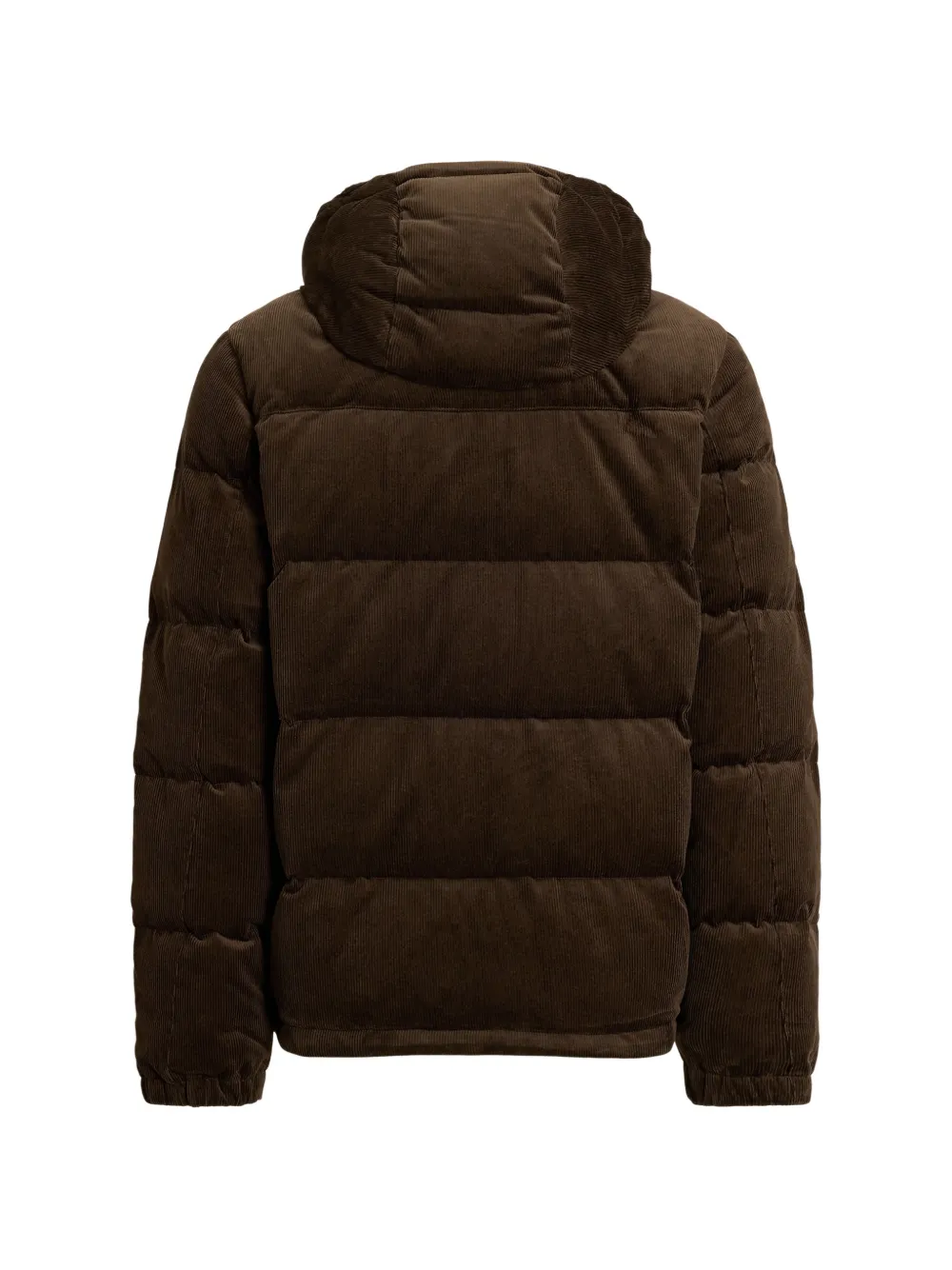 Polo Ralph Lauren Jack met capuchon en ribfluwelen textuur Bruin