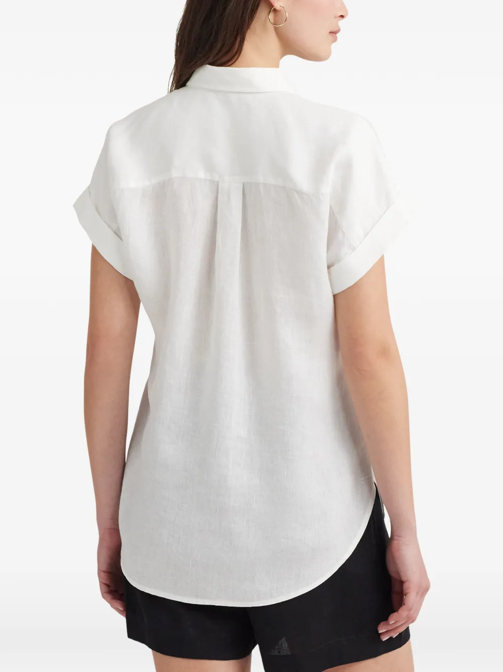 Lauren Ralph Lauren Linnen overhemd Wit
