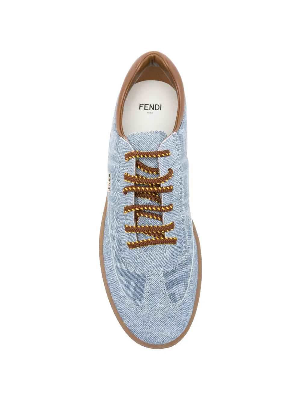 Fendi Kids Sneakers Blauw