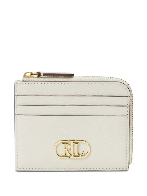 Lauren Ralph Lauren cartera con placa del logo y cierre