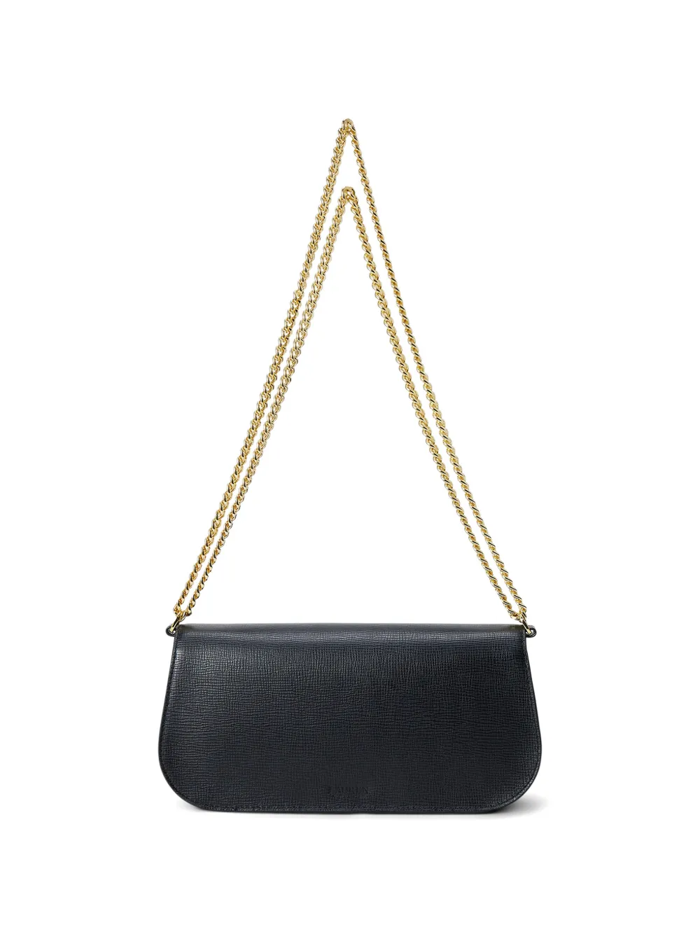 Lauren Ralph Lauren Schoudertas met ketting en logo Zwart