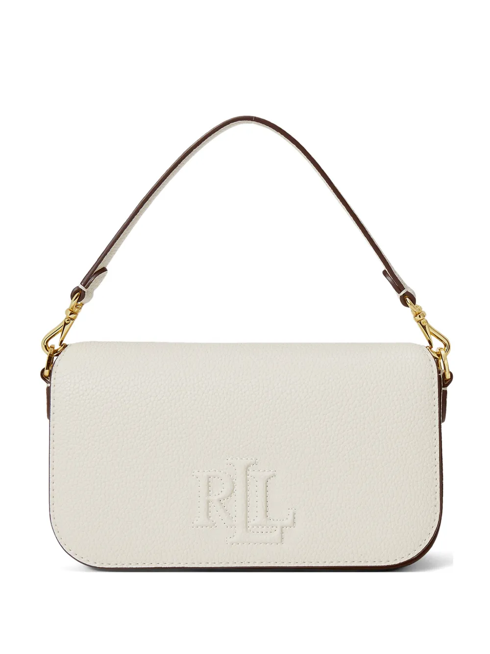 Lauren Ralph Lauren embossed adjustable shoulder bag - Toni neutri