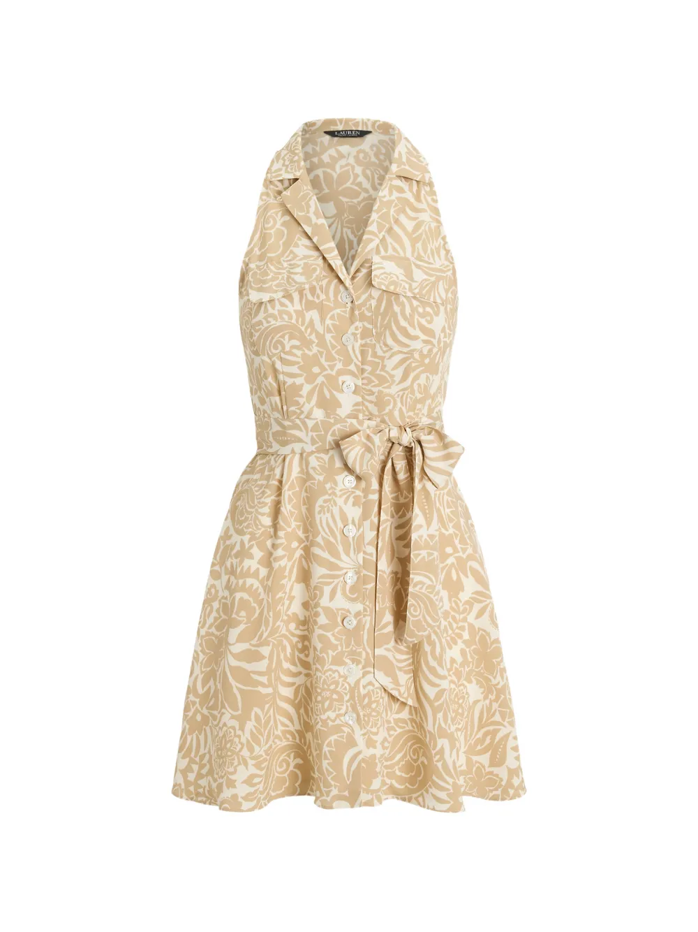 Lauren Ralph Lauren floral shirt dress - Neutrals