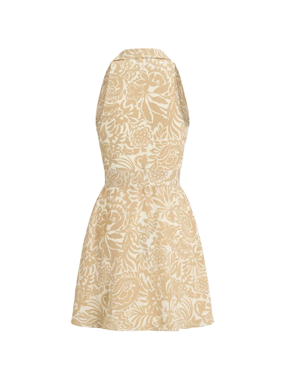 Lauren Ralph Lauren shirtjurk met bloemenprint Beige