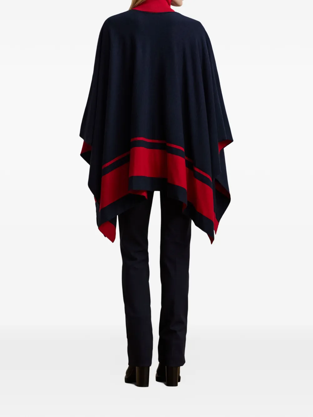 Lauren Ralph Lauren Gestreepte cape Blauw