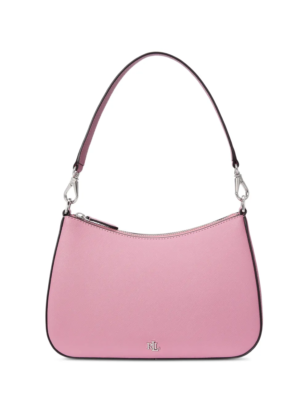 Lauren Ralph Lauren Borsa a spalla con tasca - Rosa