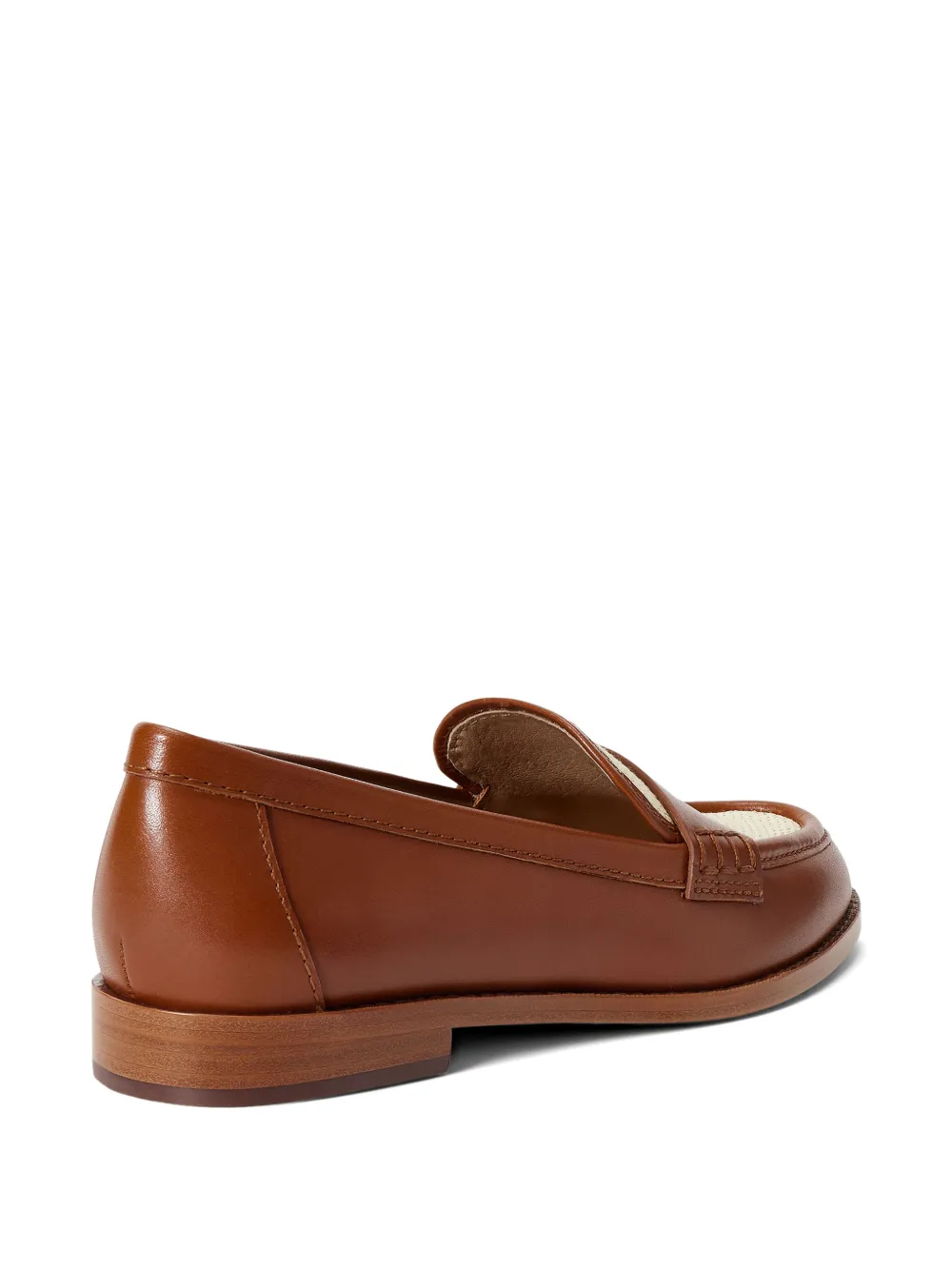 Lauren Ralph Lauren Wynnie leren loafers Bruin