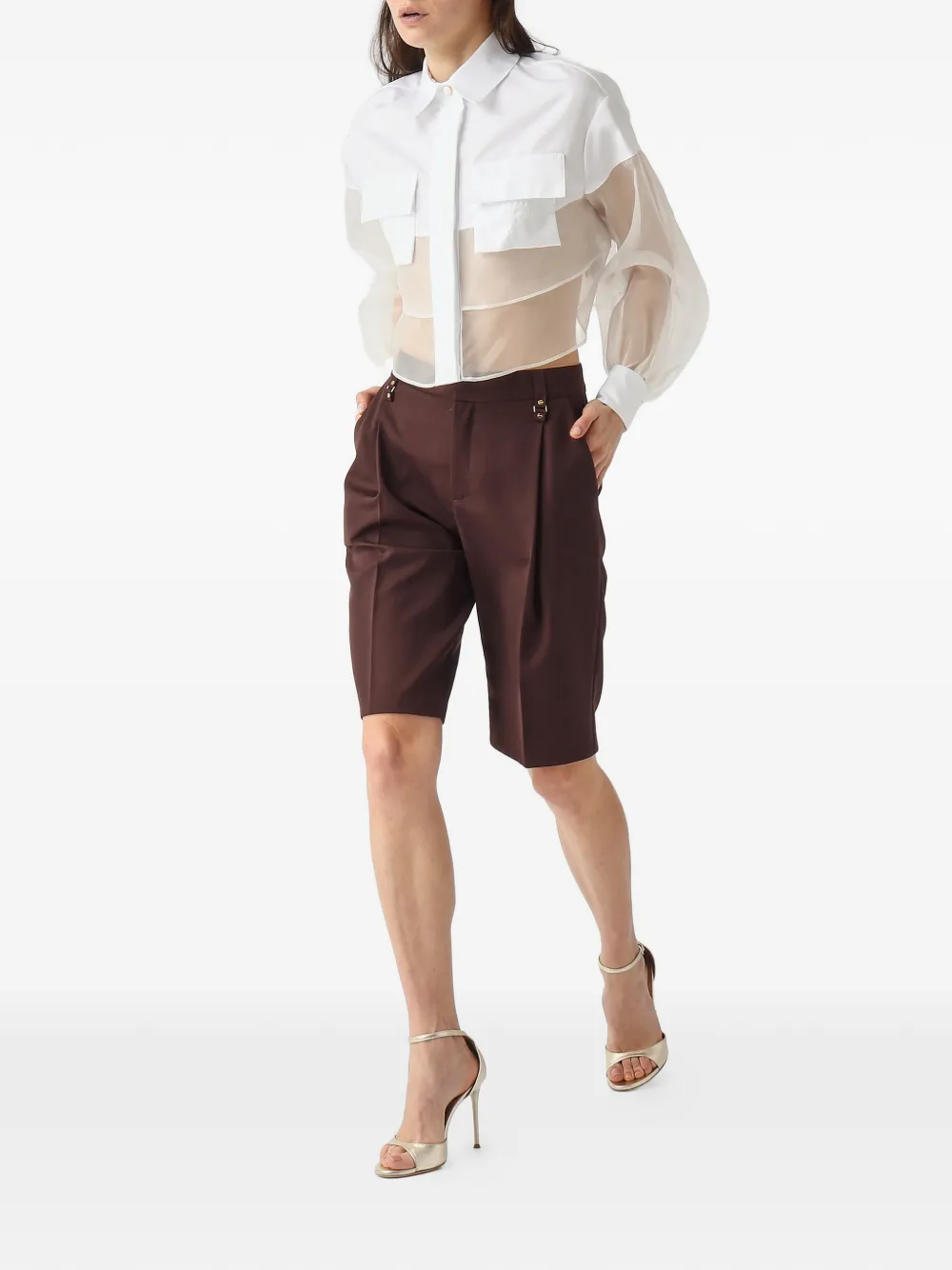 Elisabetta Franchi Bermuda wollen shorts Bruin