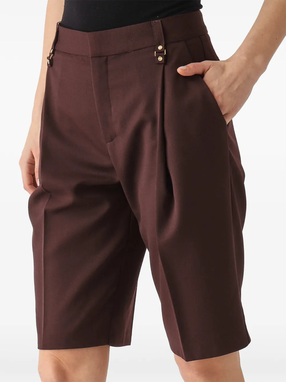 Elisabetta Franchi Bermuda wollen shorts Bruin