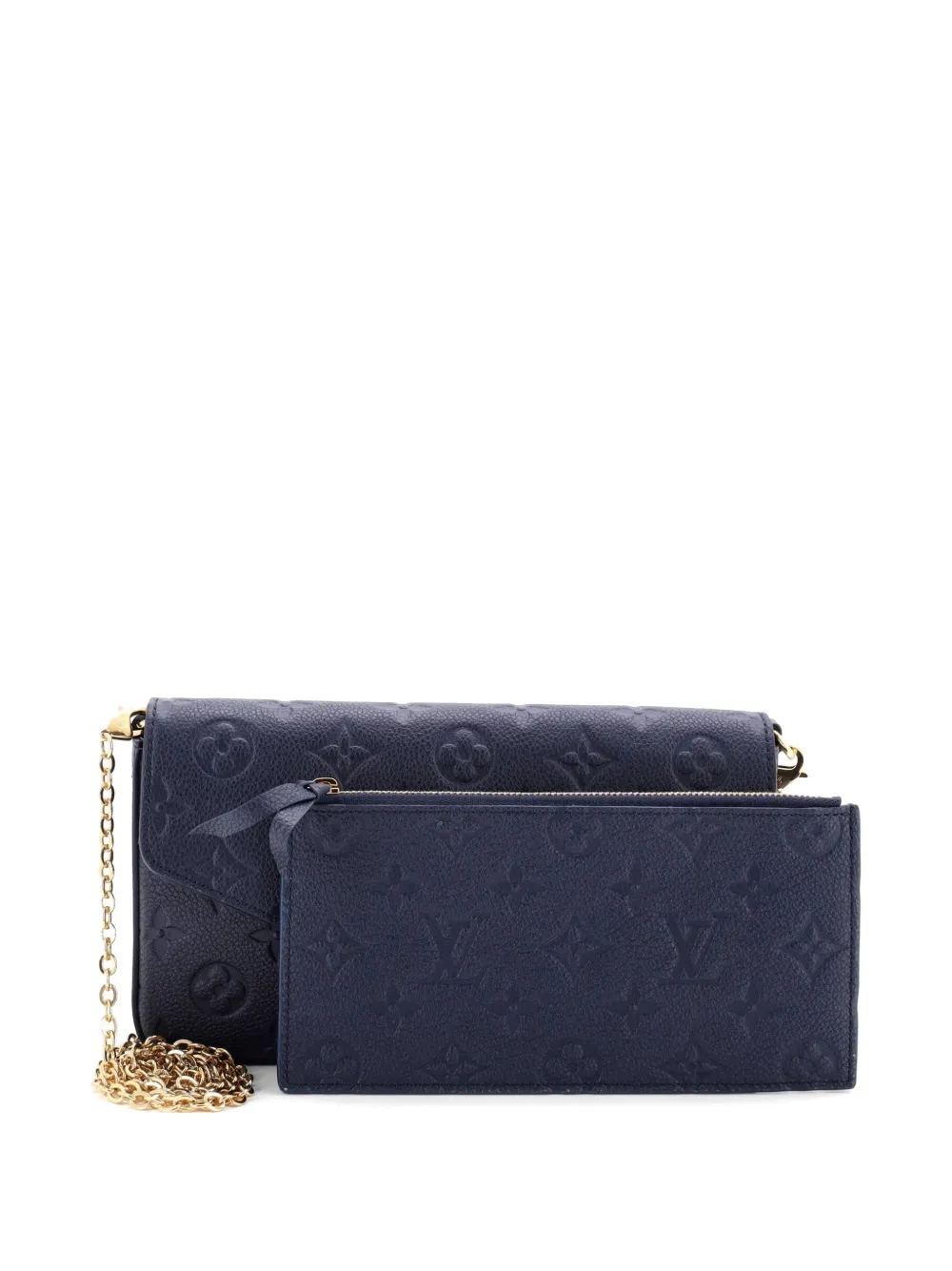 Felicie Pochette Monogram Empreinte Leather Crossbody Bag