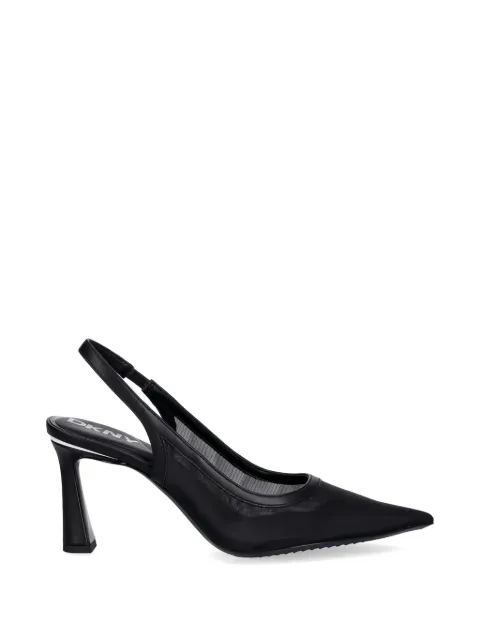 DKNY slingback mesh pumps