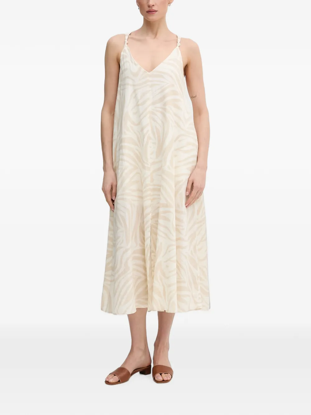 DKNY Abito con scollo a V - Toni neutri