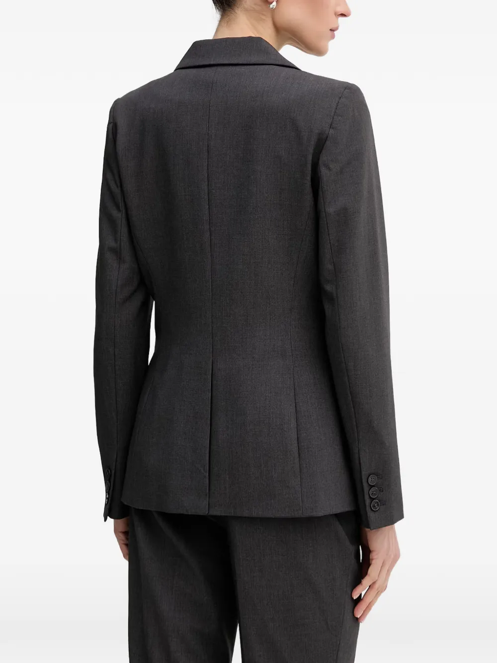 DKNY single-breasted blazer Grijs